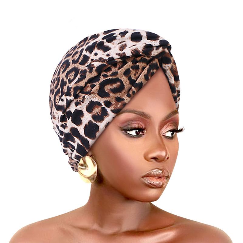 Women Floral Print Turban Hat Cancer Cap Islamic Hair Loss Hat Head Scarf Satin Liner Inner Cap Arab Valentine's Day Valentines