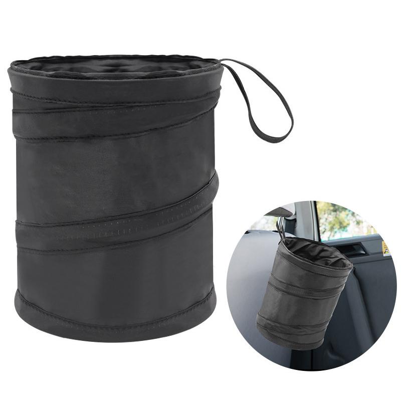 Houseeker Portable Car Trash  Bin Vehicle Garbage Can Foldable Pop-up Waterproof Bag Waste Storage Basket Auto Accessories