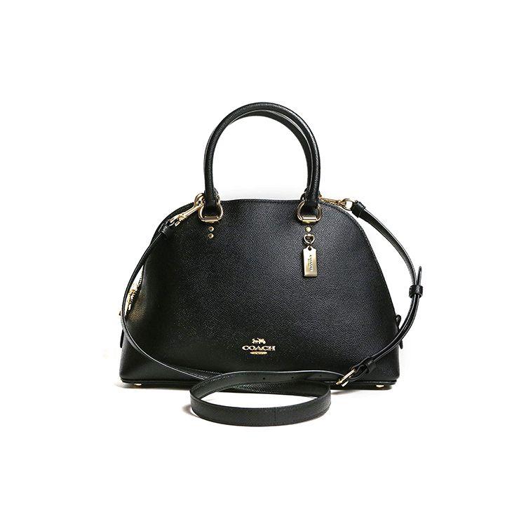 

Coach Katy 30 Large Capacity Logo Plaque Leather Shell Bag Shoulder Bag Crossbody Bag Tote Bag Women Bags Black 2553-IMBLK Basic Set (Bag+Dust Bag)
