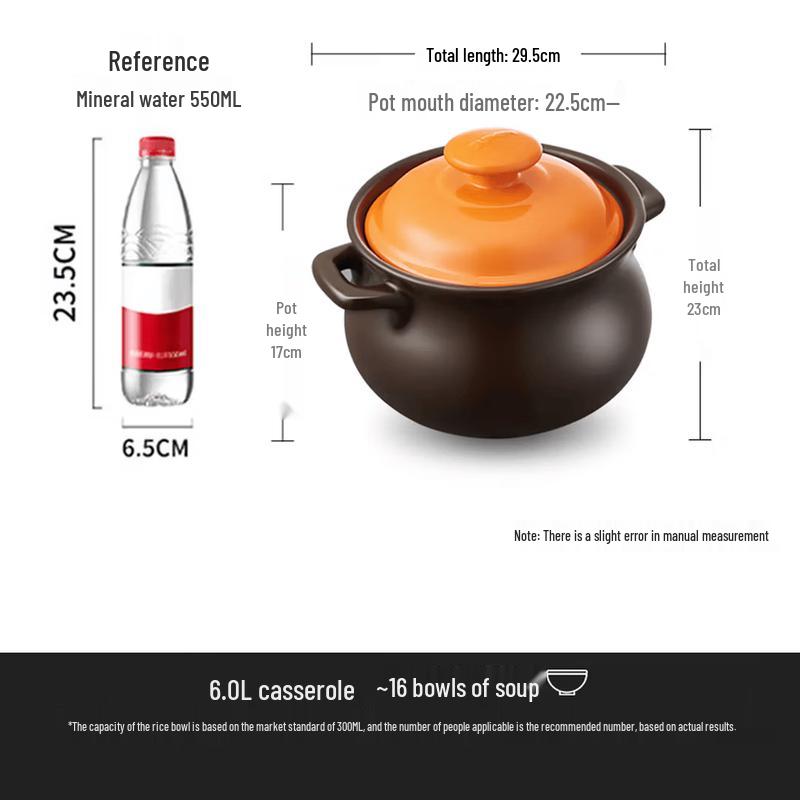 Supor 6.0L Ceramic Induction Stew Pot