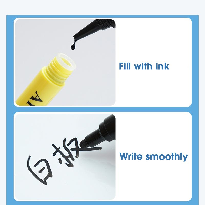 1pcs Whiteboard Marker Set,Erasable, Refillable,Safety,Non-Toxic,High Capacity,Office,Conferencing,Educational Items