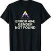 Nova Camiseta Pride Limitada Erro 404 Gênero Não Encontrado Agênero Não Binário