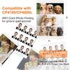Compatible for M100/M200 4x6" Photo Printer 80 Sheets Photo Paper & 2 Ink Cartridges Refill,80 Sheets 4"X 6" Photo Paper Glossy and Two Ribbons for