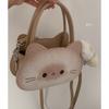 Korean Cute Cartoon Kitten Handbag Women's 2025 New Fashion Niche One-shoulder Messenger Bag One-piece Delivery