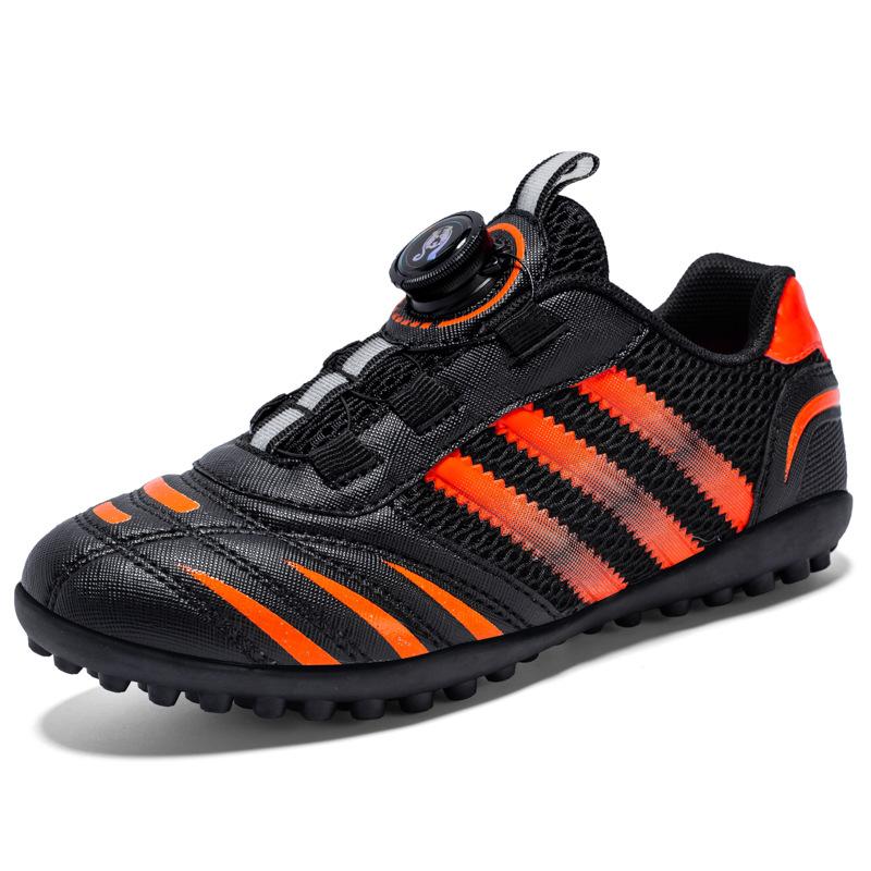 Children's Football Shoes Men's and Women's Sports Broken Nails Primary School Students Indoor Football Game Training Shoes Short Nails Non-slip and W
