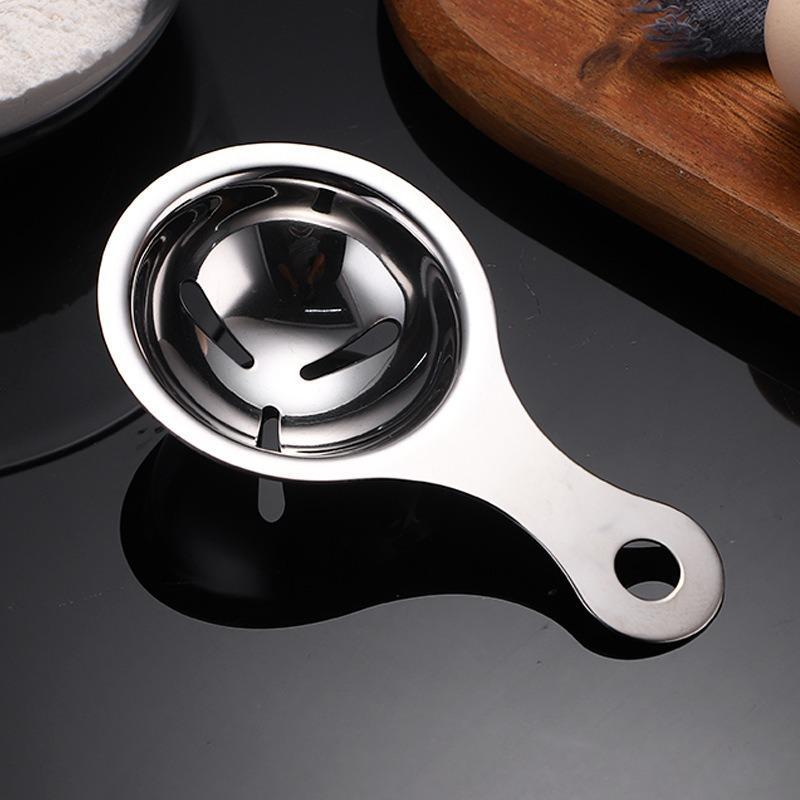 Egg Separator Egg Yolk White Filter Eggs Divider Stainless Steel Sieve Kitchen Gadget Baker Tool