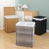 Hand-Woven Foldable Laundry Hamper and Toy Organizer