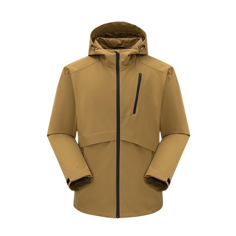 Jiao Single-layer Jacket 25 Spring New Outdoor Casual Windproof Waterproof Mountaineering Couple Trench Coat