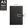 A5 Custom Logo Business Notebook | Soft Leather, Thickened, Buckle Diary with Gift Box