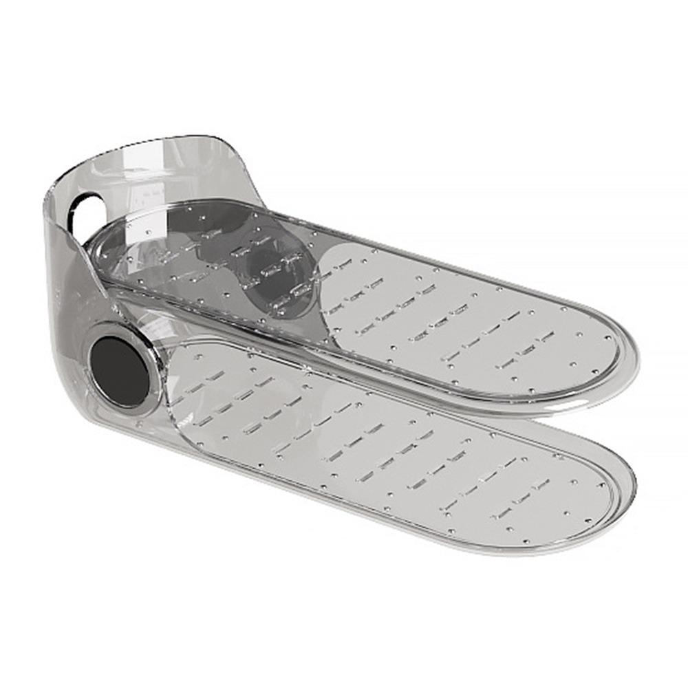 

Экономит место Многослойный Разделительный Обувной Шкаф Противоскользящий Артефакт для Хранения Обуви Новая Складная Обувная Полка серый