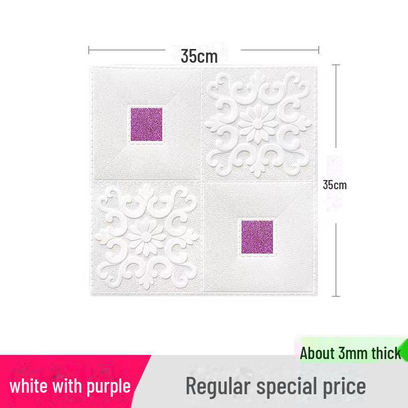 3D Waterproof Foam Wall Stickers for Ceiling and Background Decoration