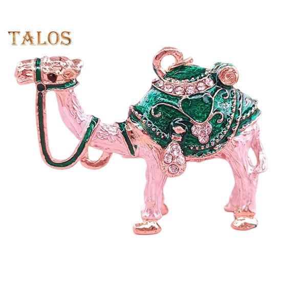 

Брелок с верблюдом, украшенный блестящими стразами, инкрустированный яркими цветами, изысканная ручная работа, брелок для ключей, подвеска на сумку зелёный