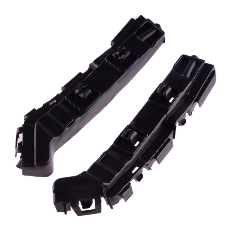 

71198TW0H01 71193TW0H01 1 Pair Black Left Right Front Bumper Bracket Retainer Support Fit For Honda Accord Crosstour 2010 2011
