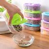 New 1PC Healthy Plastic Food Container Portable Lunch Box Transparent Plastic Fresh Fridge Storage Box Kids Dinner Bento Boxs