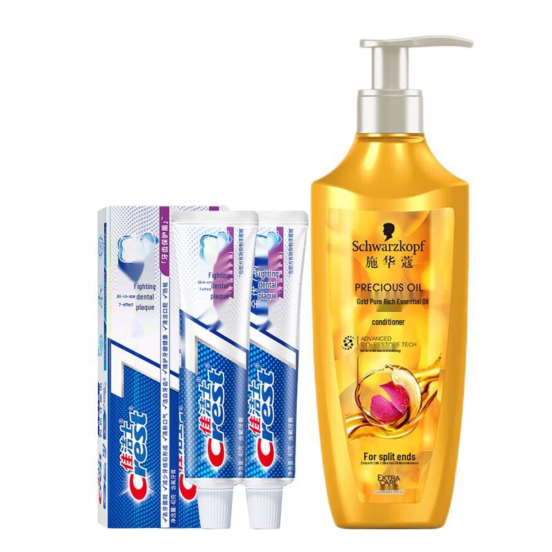 Crest 7-in-1 Toothpaste & Schwarzkopf Conditioner Family Set