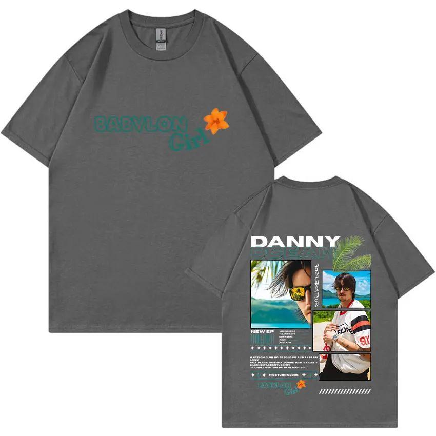 Hip Hop Casual Tshirts Rapper Danny Ocean Reflexa Tour Tees Double Sided Graphics Summer Cotton Printing Loose Tshirt Unisex