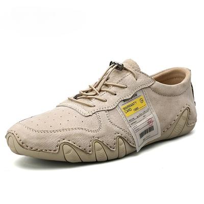 Sapatos de couro genuíno masculinos sapatos casuais para homens mocassins moda masculina apartamentos confortáveis ​​sapatos de caminhada couro tamanho grande 46