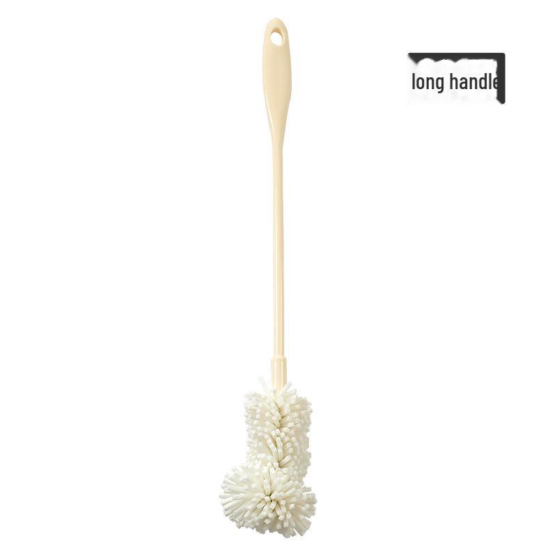 Flaschenbürste mit langem Griff für gründliche Reinigung - Entfernt Teerückstände mühelos.