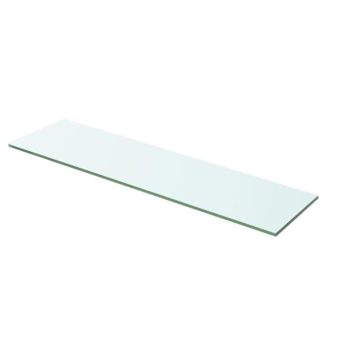 VidaXL Panneaux d'étagère 2 pcs Verre Transparent 60 x 12 cm