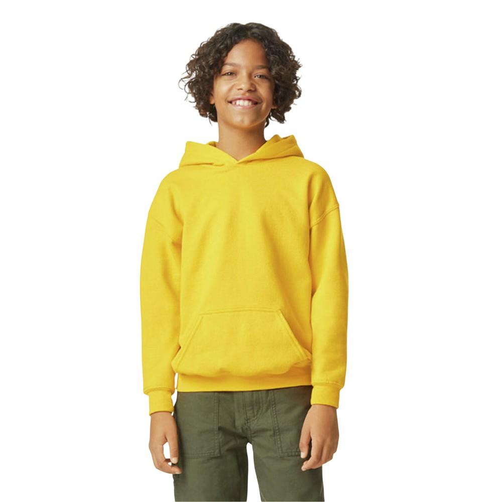 Gildan Childrens/Kids Softstyle Plain Fleece Midweight Hoodie