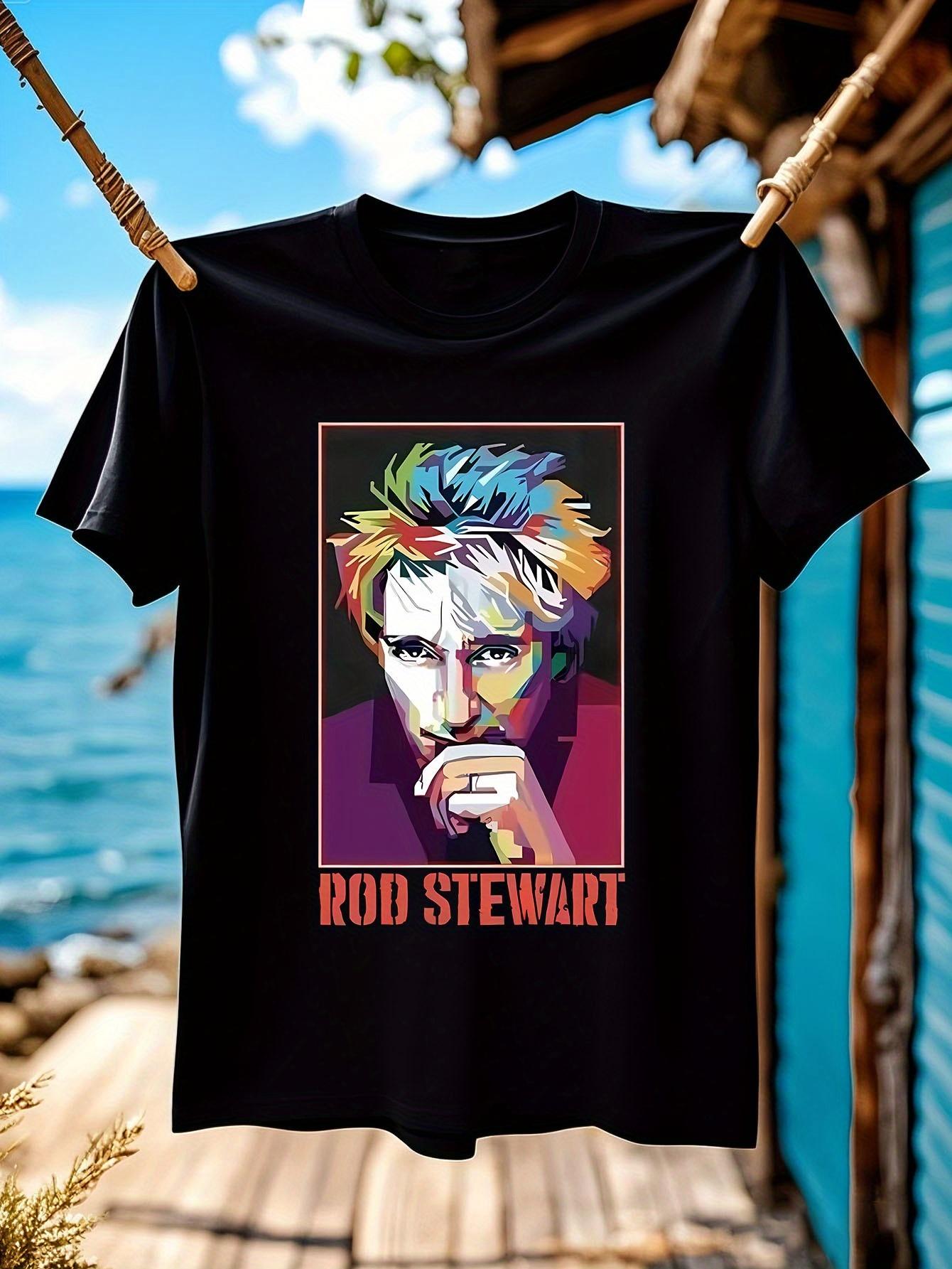 Rod Stewart Graphic Tshirt Graphic Tshirt - Vintage Music... L