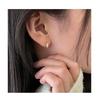 Retro Cool Artistic Water Drop Earrings for Women - Simple, Trendy Ear Hooks with Temperament Style.