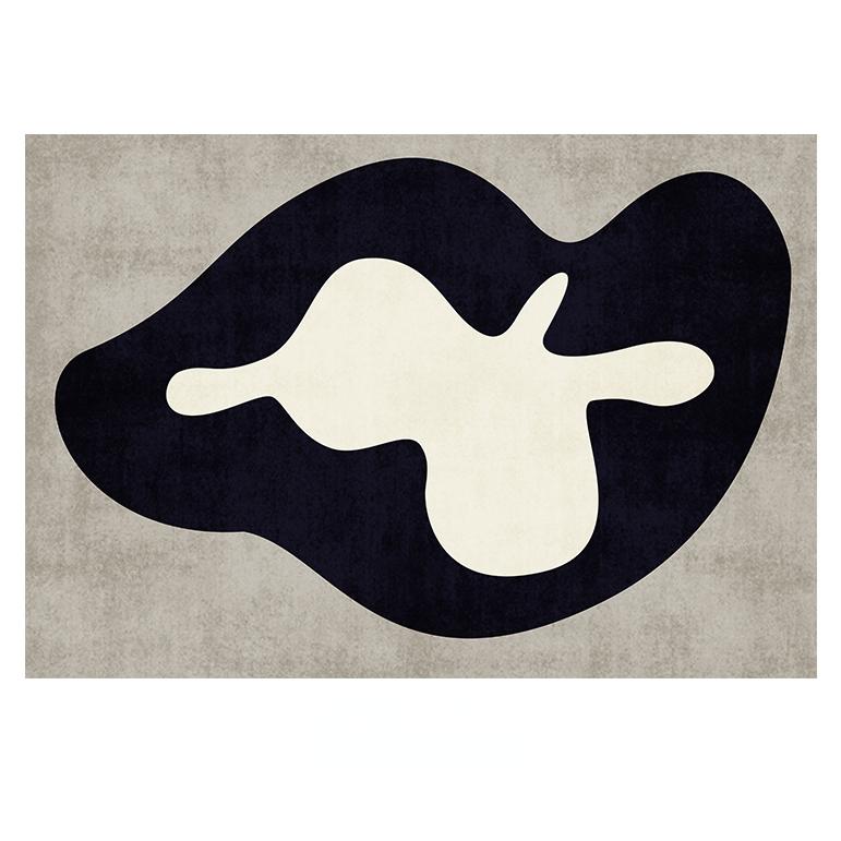 

French Retro Living Room Decoration Plush Carpet Large Area Non-slip Mat Light Luxury Rugs for Bedroom Thicken Cream Lounge Rug 80*120cm