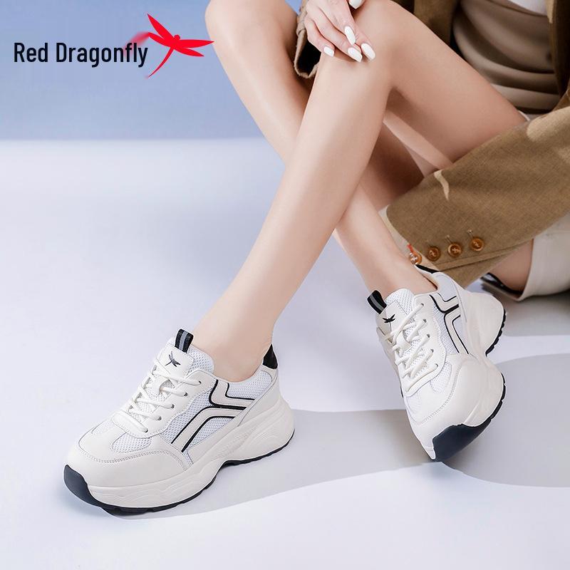 Red Dragonfly Women's Summer Casual Sporty Thick Sole Breathable Mesh Dad Shoes