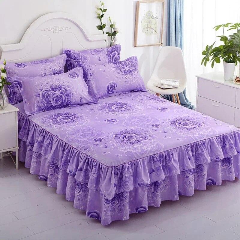 Юбка-кровать с цветочным принтом принцессы — фото 4