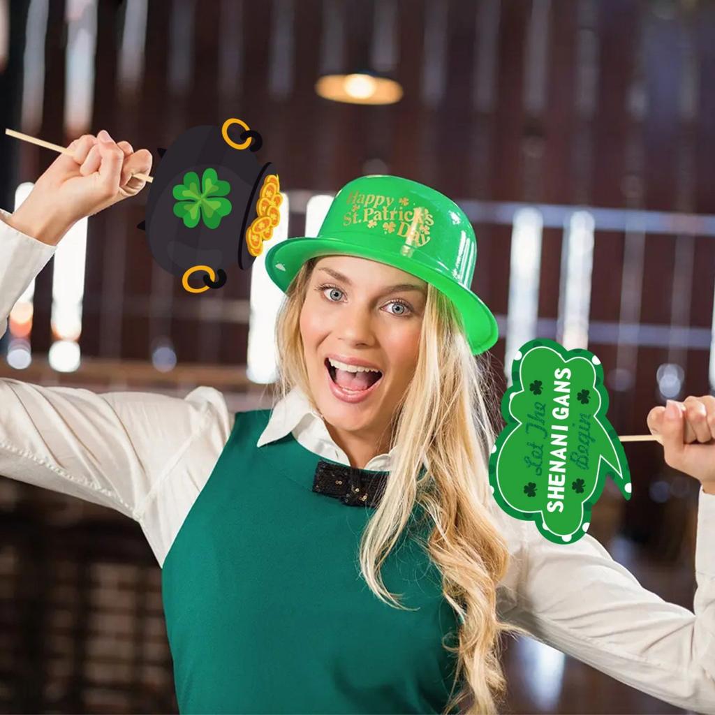 St. Patrick'S Day Party Dance Decoration Photo Props Pipe Luck Of Costume Decoration