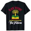 Honoring Past Inspiring Future Unisex Women Black History Month TShirt Funny Schoolwear Tee Tops Short Sleeve Blouses Novelty Gift