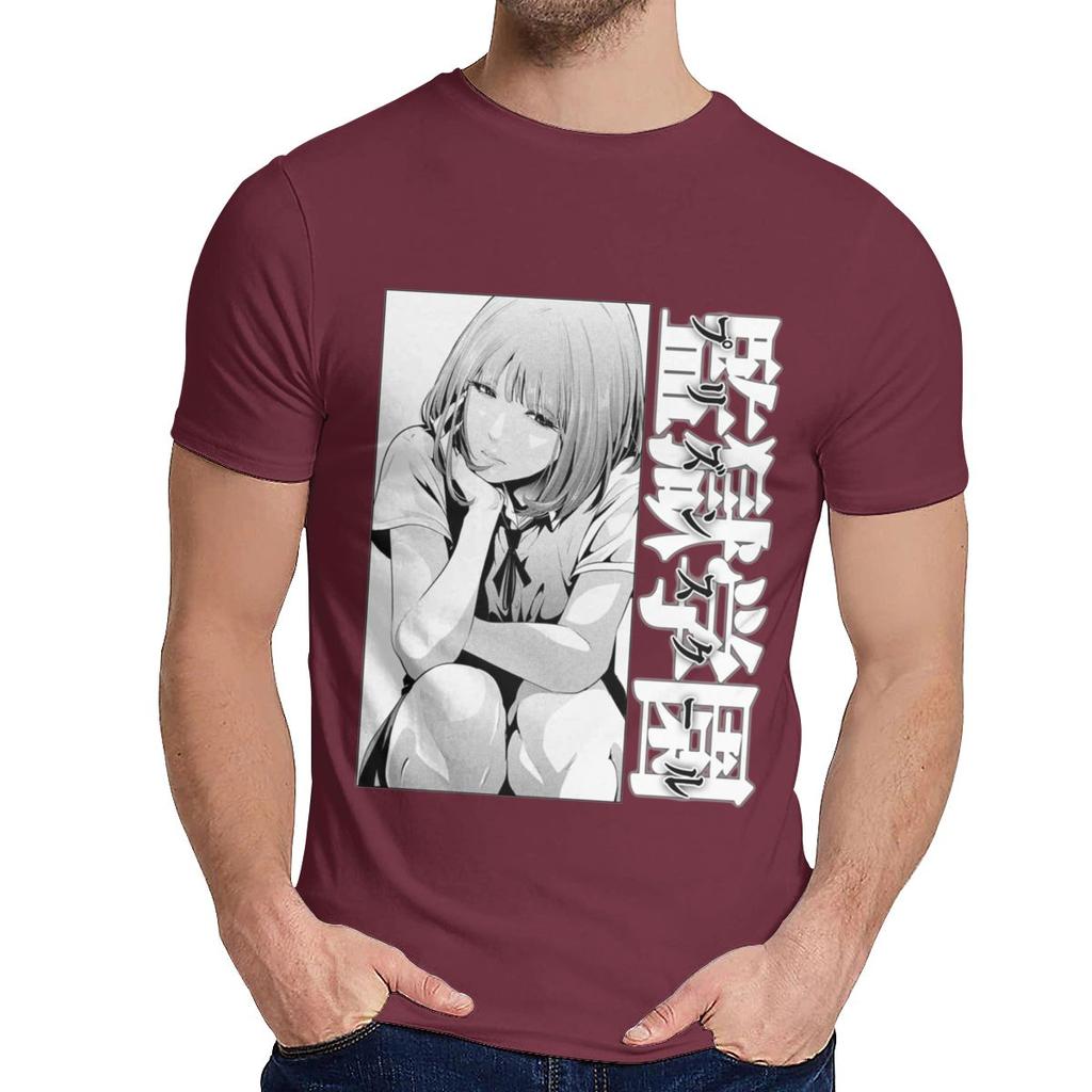 Popüler Anime Cezaevi Okulu Seksi Hana Midorikawa T Shirt Adam Tasarım Yumuşak Pamuk Moda