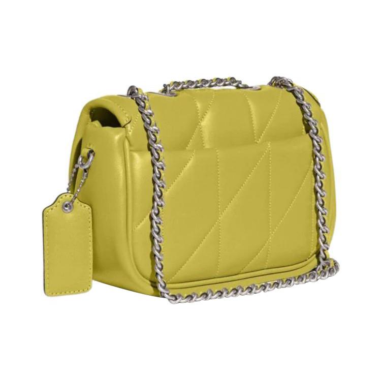 New COACH Pillow Soft Leather Crossbody Bag, Shoulder Bag Women's CA086-LHUCZ