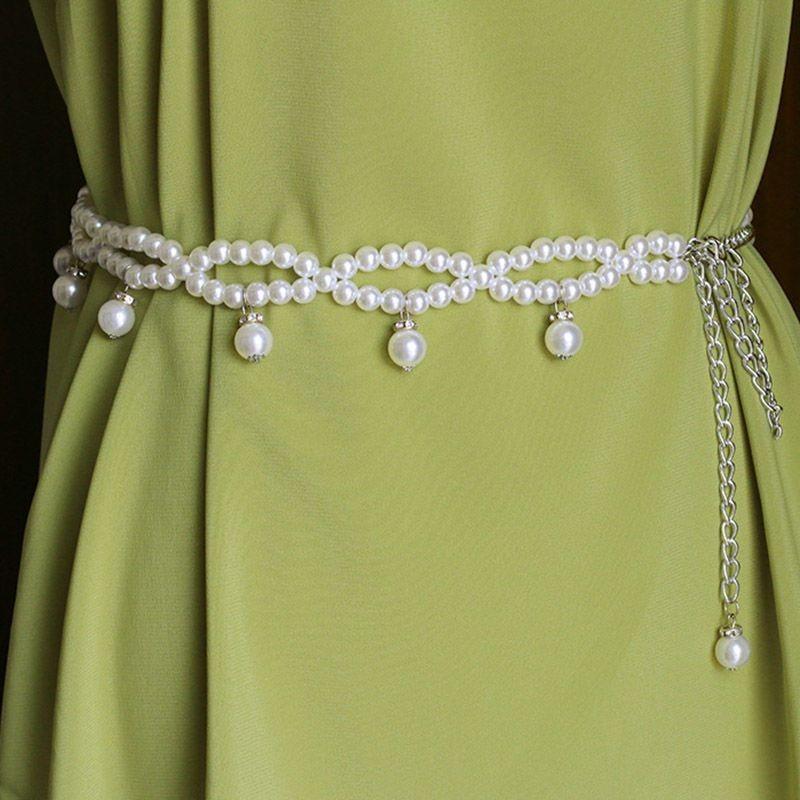 Waist Pearl Stylish Chain For Women With Elegant Butterfly Design And Versatile Accessory Fashion