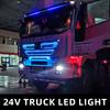 Lumină Intermitentă Colorată LED pentru Camion 24V Lampă Decorativă Lumină de Atmosferă Lumină de Avertizare de Siguranță pentru Condus Nocturn Pentru MAN SCANIA VOLVO