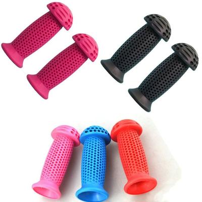 1 Paar Kinderen Kind Kinderen Rubberen Grip 7 Kleuren Antislip Stuur Fietsstuur Accessoires