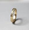 Floral Wedding Band / Vintage Look Wedding Ring / Womens Wedding Band / Romantic Wedding Band