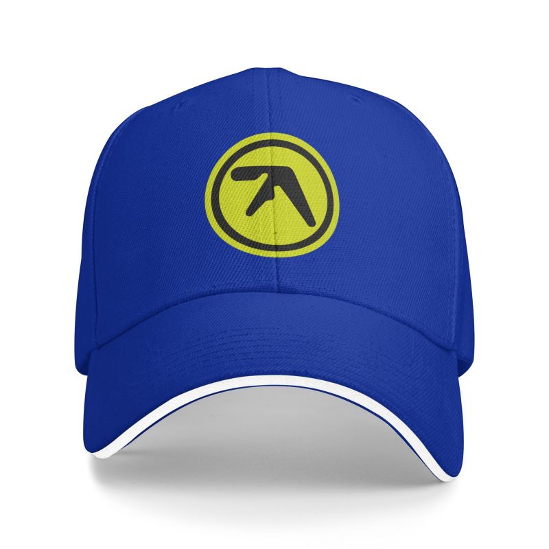 

Aphex Twin Print Baseball Cap Peaked Cap Unisex Casual Sandwich Caps Summer Sun Visor Bucket Hat Adjustable Snapback Hat Adjustable синий