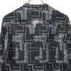 Unused GREG LAUREN Made In USA Paisley Pattern Long Sleeve Open Collar Shirt Men's Used