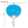 Handmade Fan Set of 7 Colors to Choose Handwriting Printer Ministry of Finance Disassembled Fan Kit, 12, From, & Compatible, Plain, (Yellow)