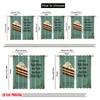 2pcs 2D flat printing Window Curtains Delicious Cake Making You Addicted Fabric Without Electricity Festive Wall Decor for