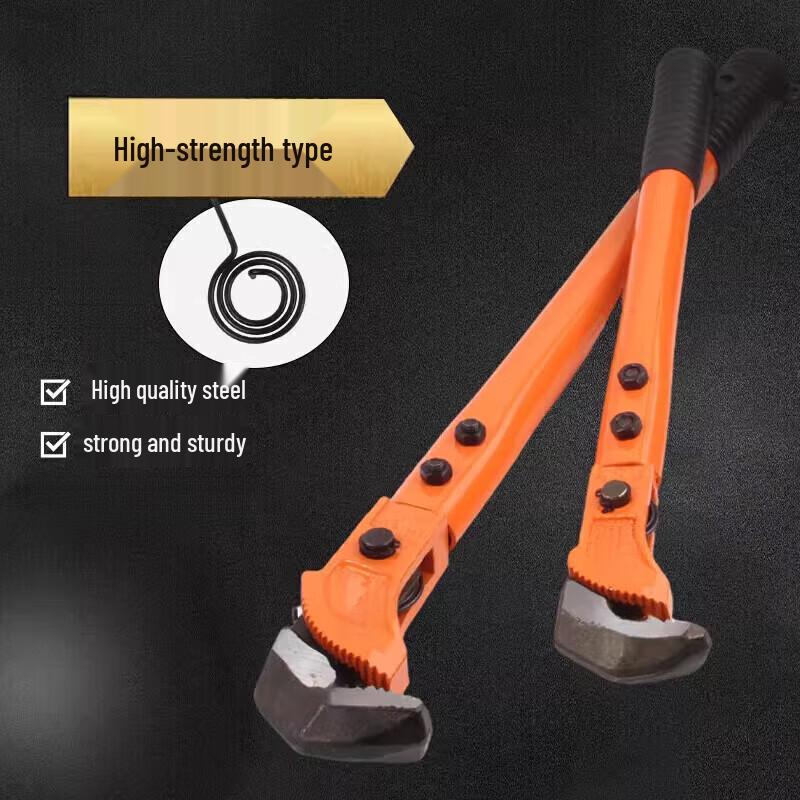 Manual Quick Threading Rebar Wrench & Pipe Clamp Set