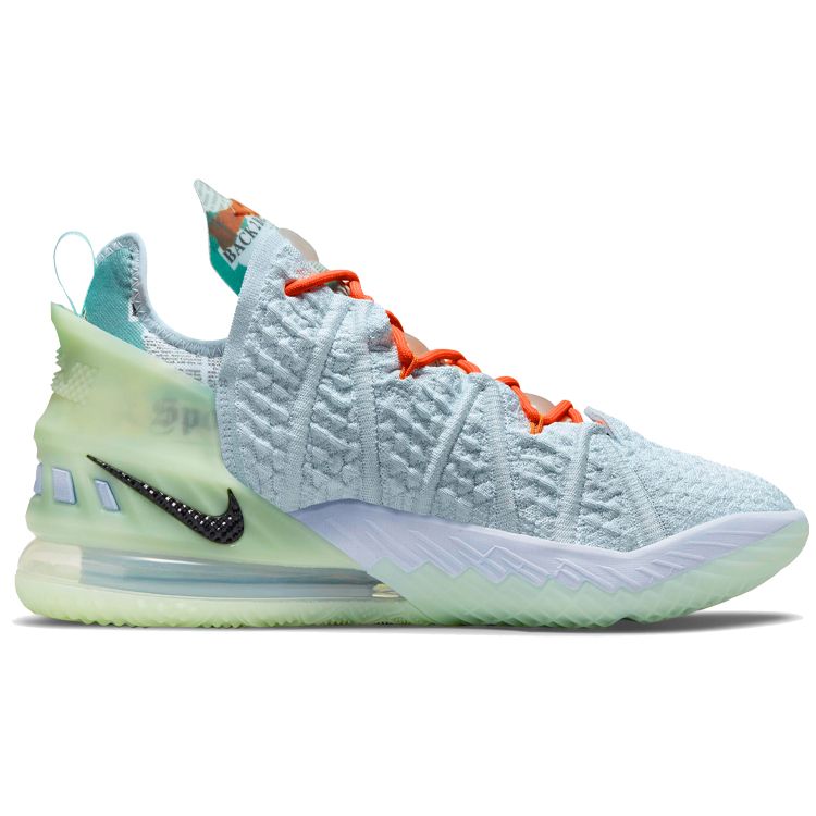 Diana Taurasi x Nike LeBron 18 EP G.O.A.T. Baskets Unisexe Bleu Bleu Teinté Dynamique-Turq CQ9284-401