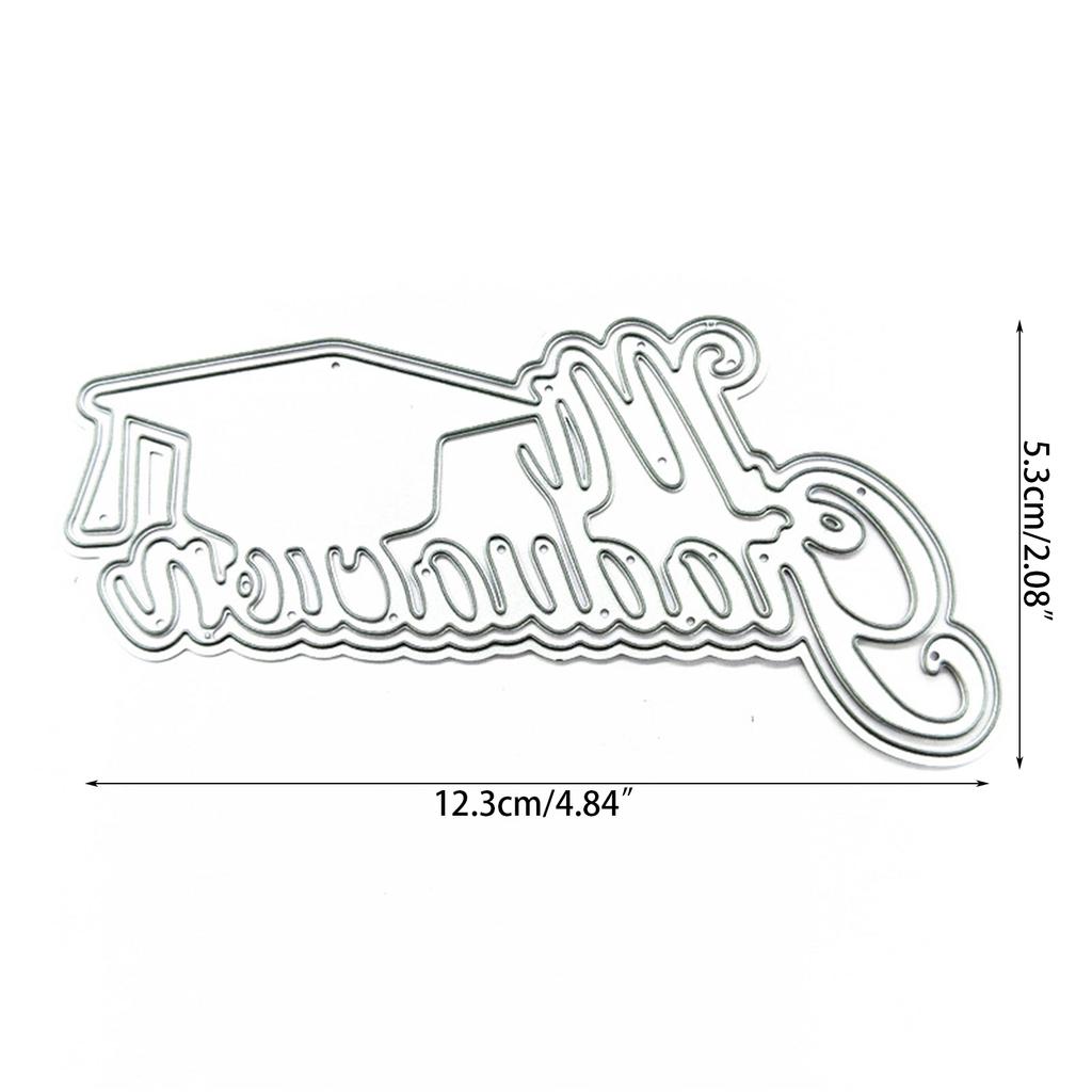 Graduation Hat Cutting Dies Bachelor Cap Metal Die Cuts Embossing Stencil Tool DIY Scrapbooking Invitation Card Making