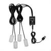 Universal Car Ambient Lighting, Portable Lightemitting Diode Footwell Light, Music Sync, Multicolor