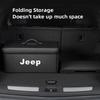 Car Trunk Organizer Box Leather Folding Storage Bag For Jeep Grand Cherokee Wrangler JK Gladiator Compass Renegade Wagoneer Aven