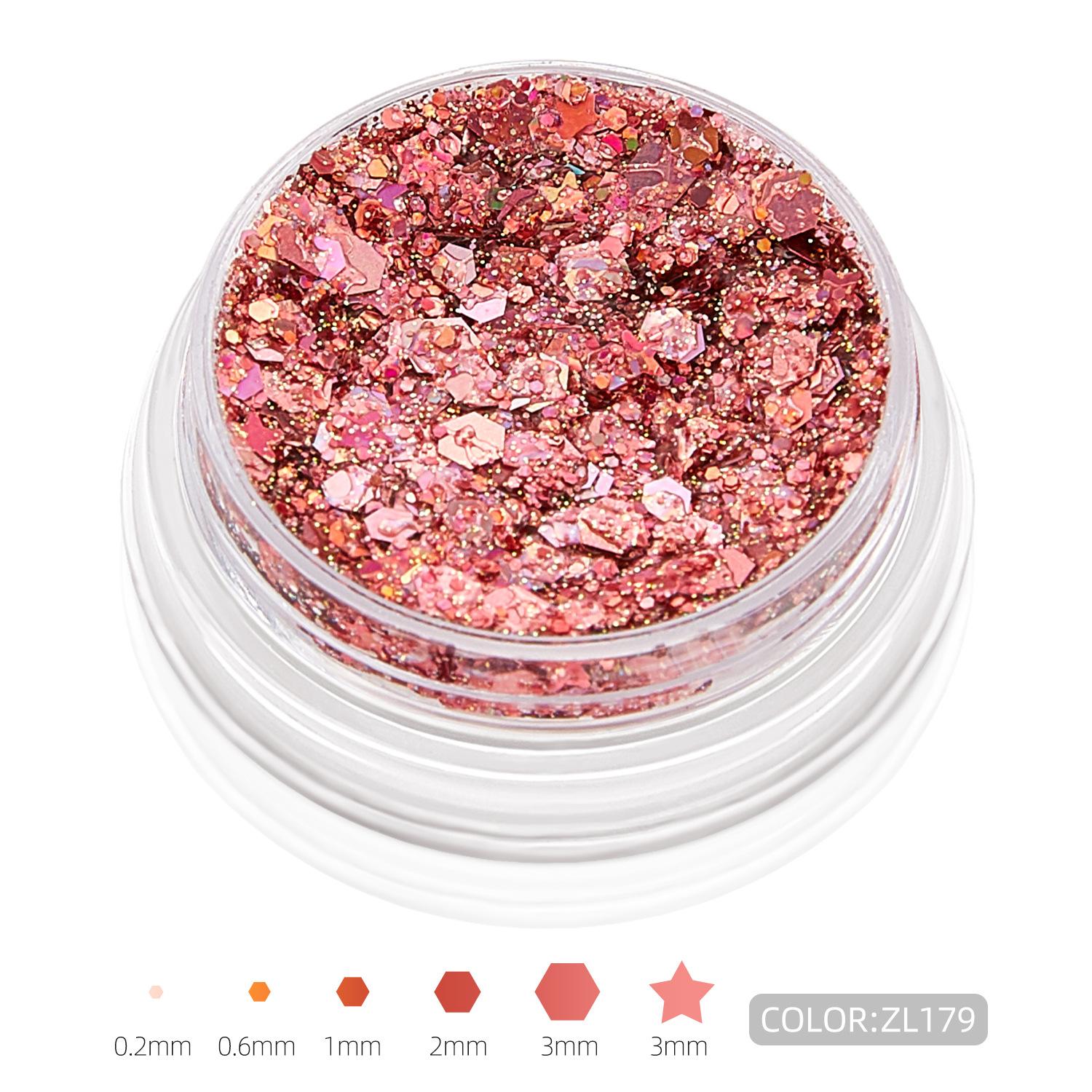 

Популярные блестки гель блестки гель тело волосы на лице глаза сценический макияж хайлайтер пудра блестки as picture