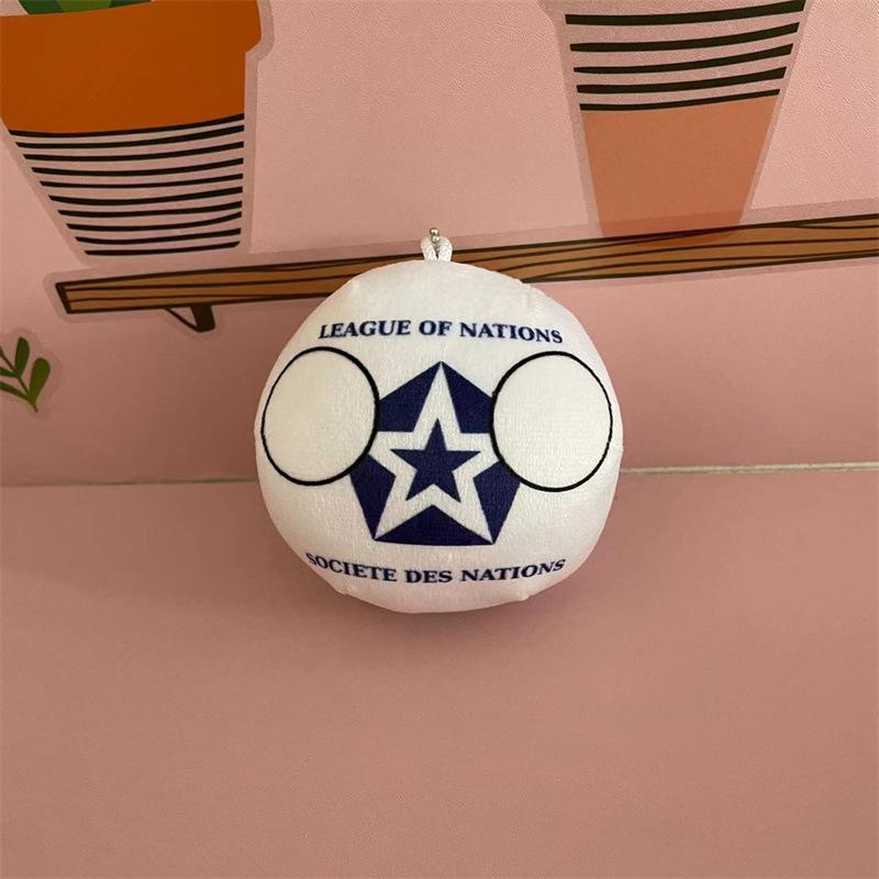 10cm Polandball Plush Toy UK Ukraine Germany Countryball Stuffed Doll Decoration