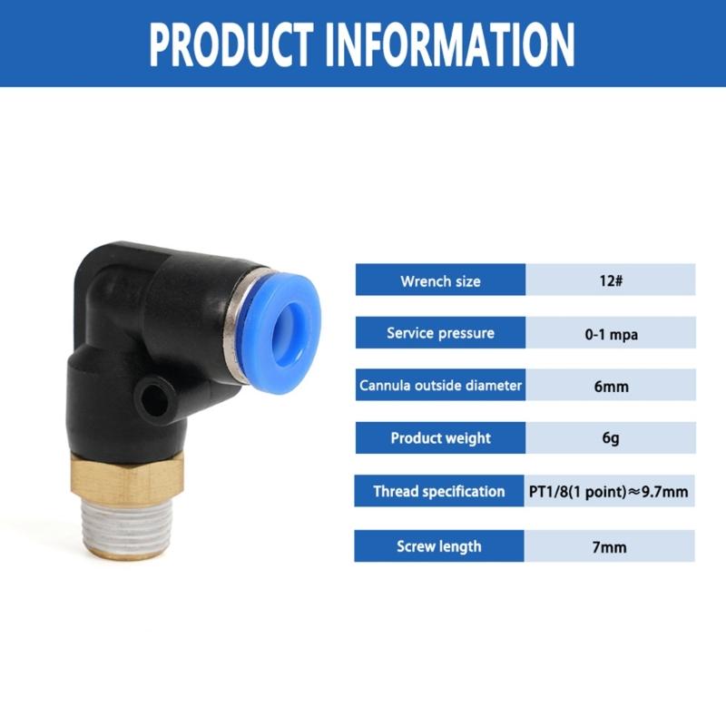 Automotive Push Lock Vacuum Connector Fitting Kit For Turbos Wastegate, Solenoid