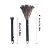 Ostrich Feathers Duster Portable Retractable Feathers Duster Antistatic Ostrich Natural Feathers Brush Duster Cleaning Tool